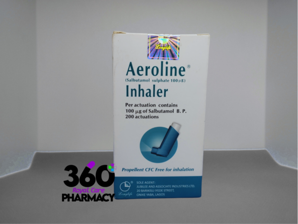 Aeroline Inhaler - 360 Degree Royal Care Pharmacy